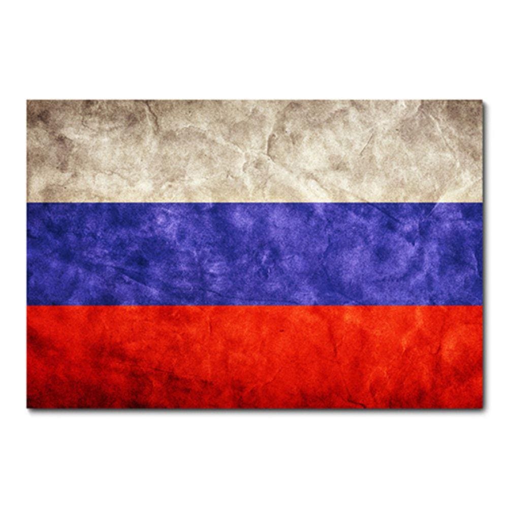 Placa Decorativa - Bandeira Rússia - 0312