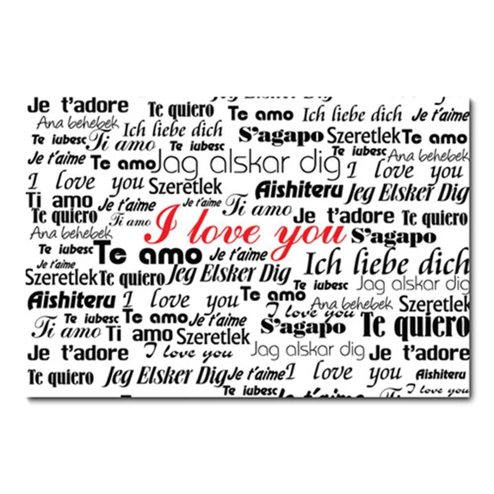 Placa Decorativa - Love - Amor - 0618
