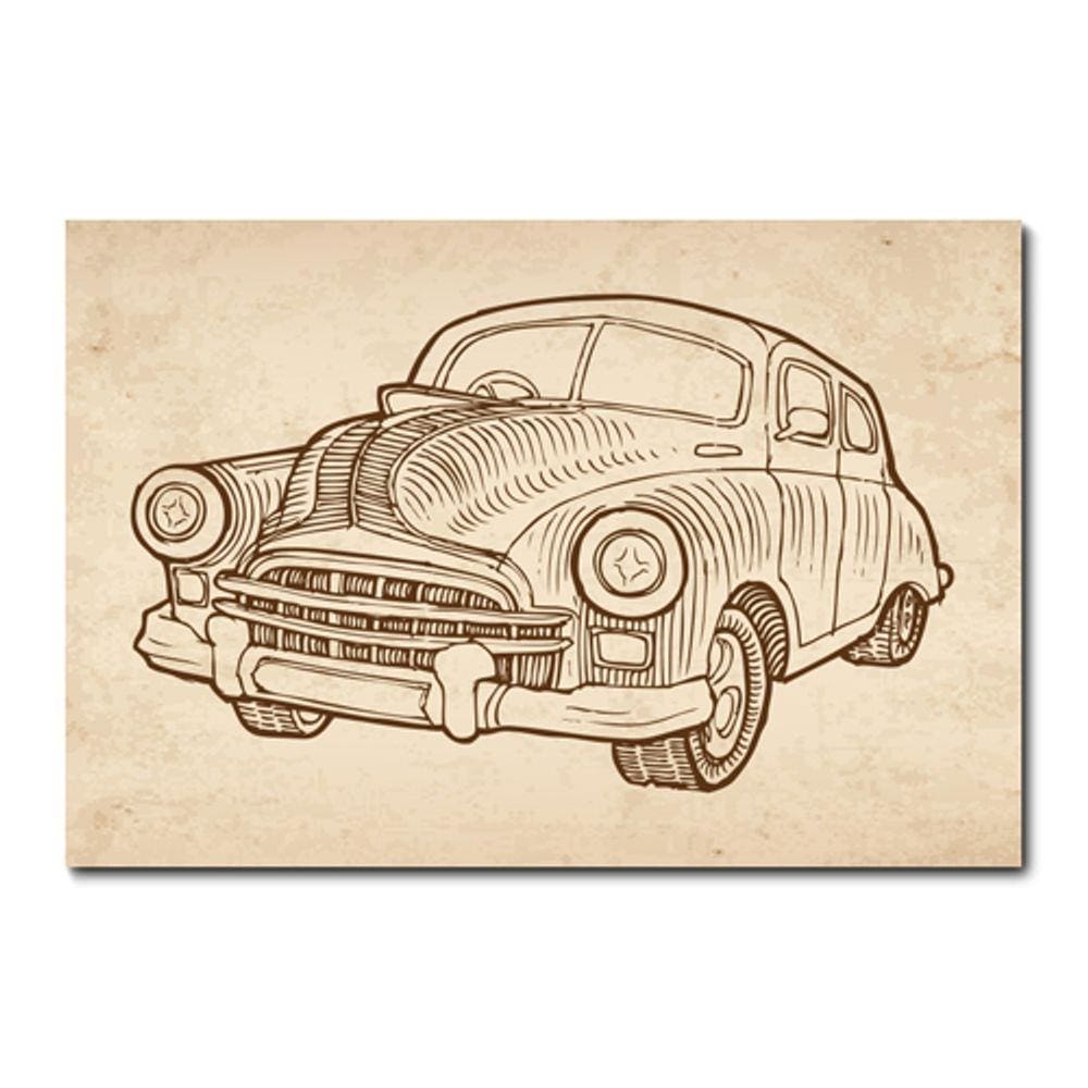 Placa Decorativa - Carro Vintage - 1605