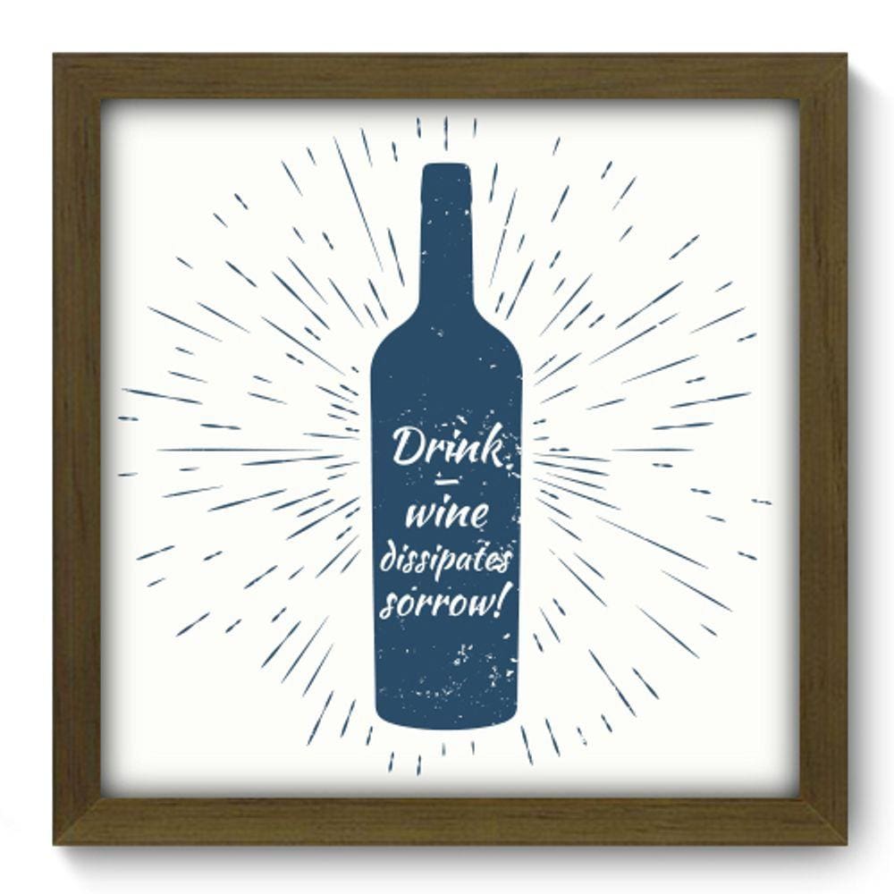 Quadro Decorativo - Wine - 33cm x 33cm - 061