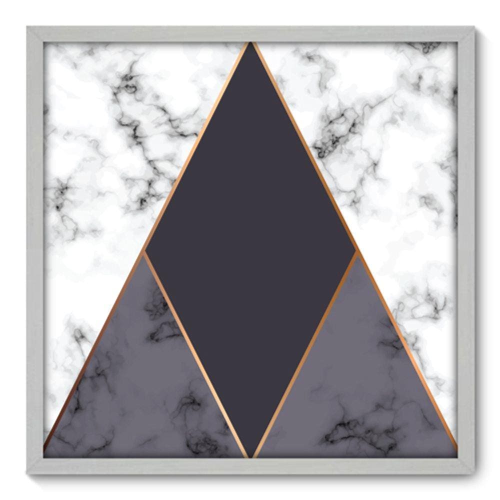 Quadro Decorativo - Mármore - 70cm x 70cm - 157qnadb