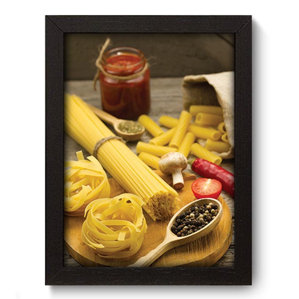 Quadro Decorativo - Macarrão - 19cm x 25cm - 093