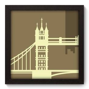 Quadro Decorativo - Inglaterra - 22cm x 22cm - 100qdmp