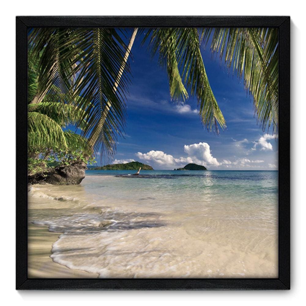 Quadro Decorativo - Praia - 50cm x 50cm - 104qnpcp