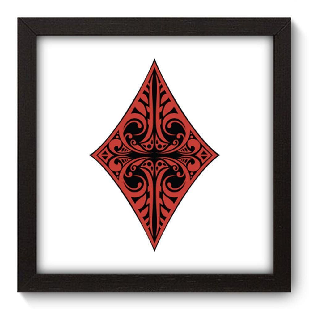 Quadro Decorativo - Ouros - 22cm x 22cm - 022