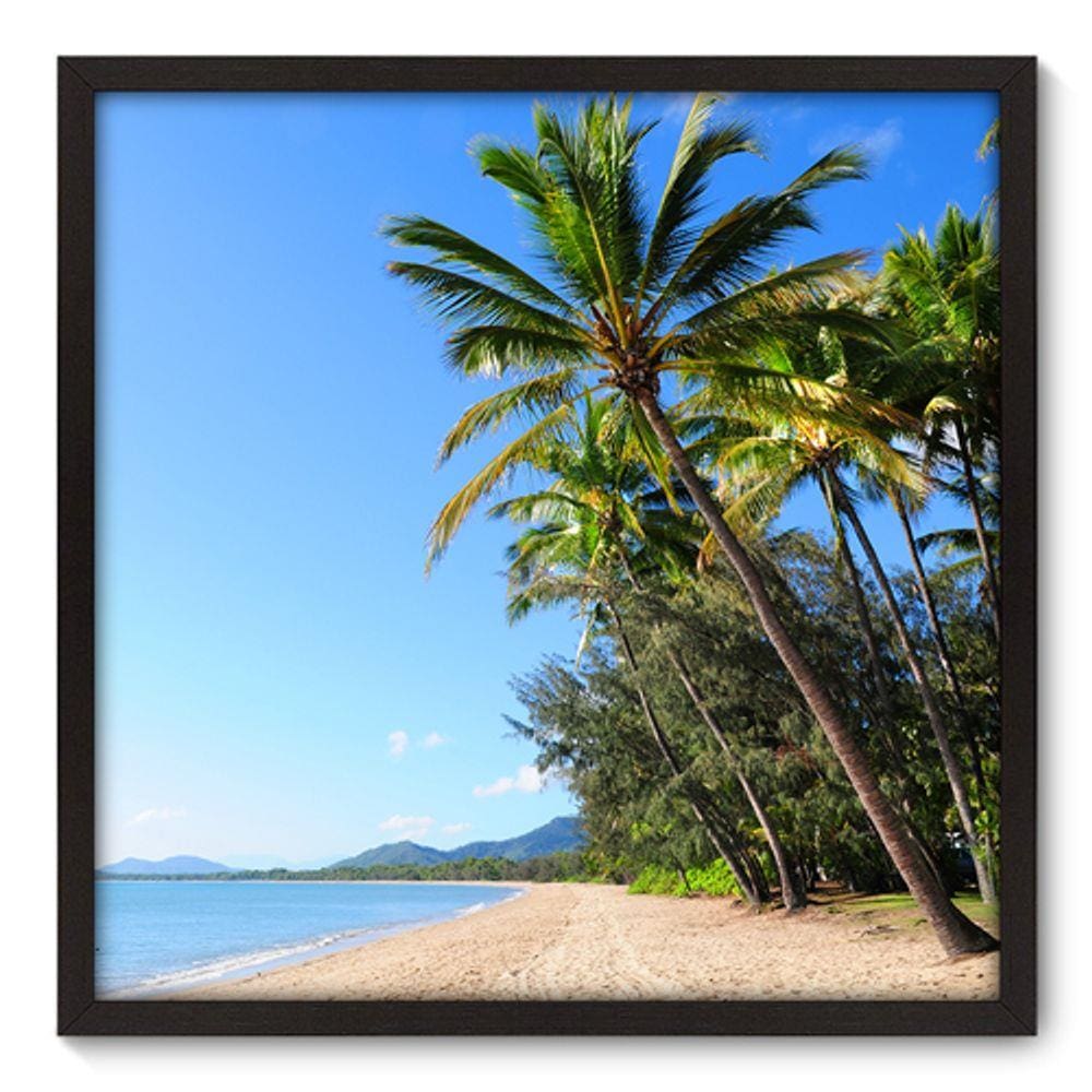 Quadro Decorativo - Praia - 70cm x 70cm - 105qnpdp