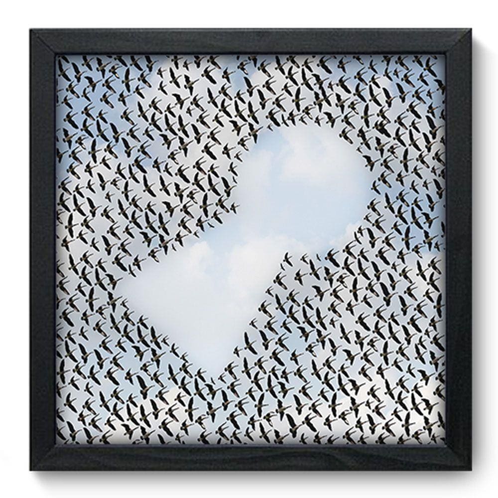 Quadro Decorativo - Revoada - 33cm x 33cm - 321