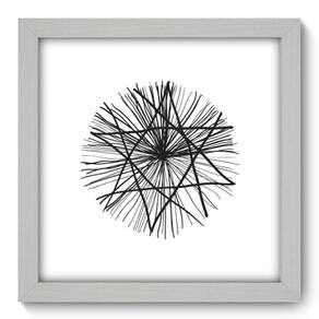 Quadro Decorativo - Rabiscos - 22cm x 22cm - 184qnaab