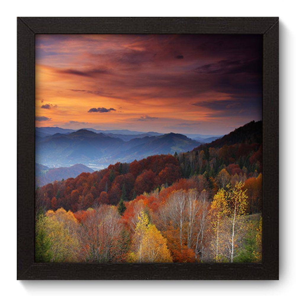 Quadro Decorativo - Montanha - 22cm x 22cm - 097qnpap