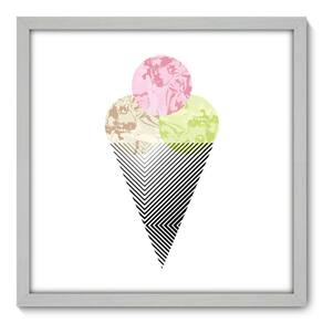 Quadro Decorativo - Sorvete - 50cm x 50cm - 161qnacb