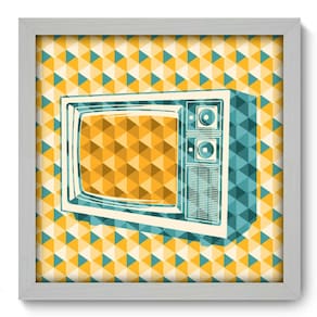 Quadro Decorativo - Televisão - 33cm x 33cm - 033