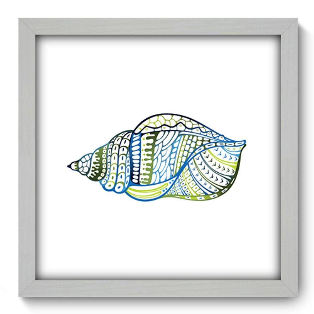 Quadro Decorativo - Concha - 33cm x 33cm - 066qdkb