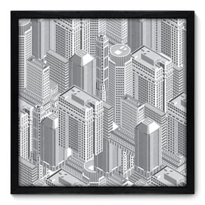 Quadro Decorativo - Cidade - 50cm x 50cm - 103qndcp