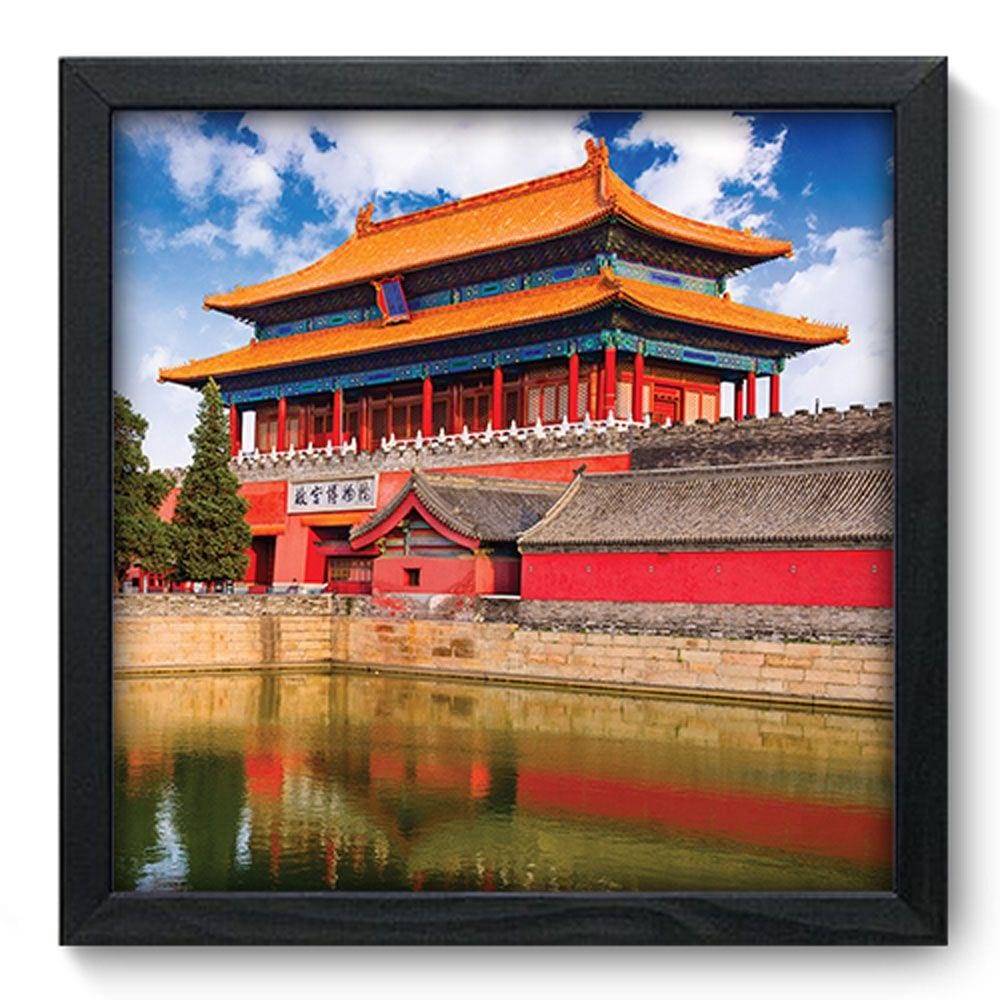 Quadro Decorativo - China - 33cm x 33cm - 223qdmp