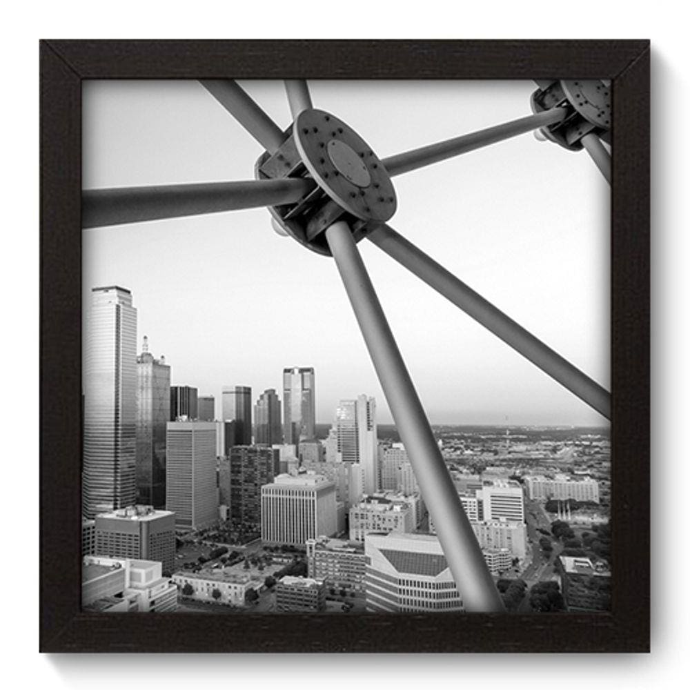 Quadro Decorativo - Cidade - 22cm x 22cm - 011qnuap