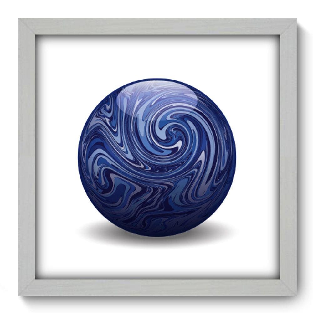 Quadro Decorativo - Esfera - 33cm x 33cm - 205qnabb