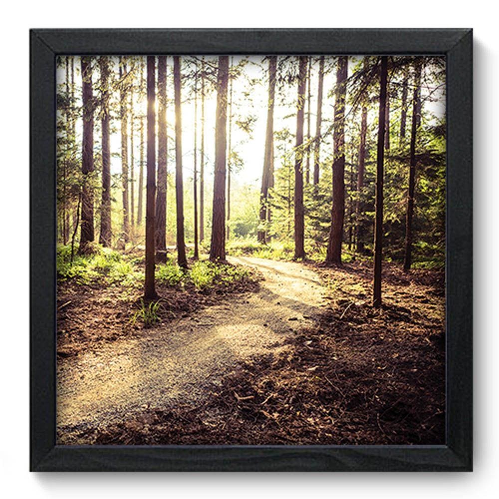 Quadro Decorativo - Floresta - 33cm x 33cm - 120qdpp