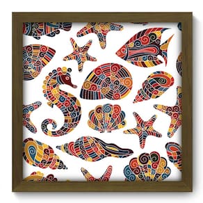 Quadro Decorativo - Fundo do Mar - 33cm x 33cm - 068qdkm
