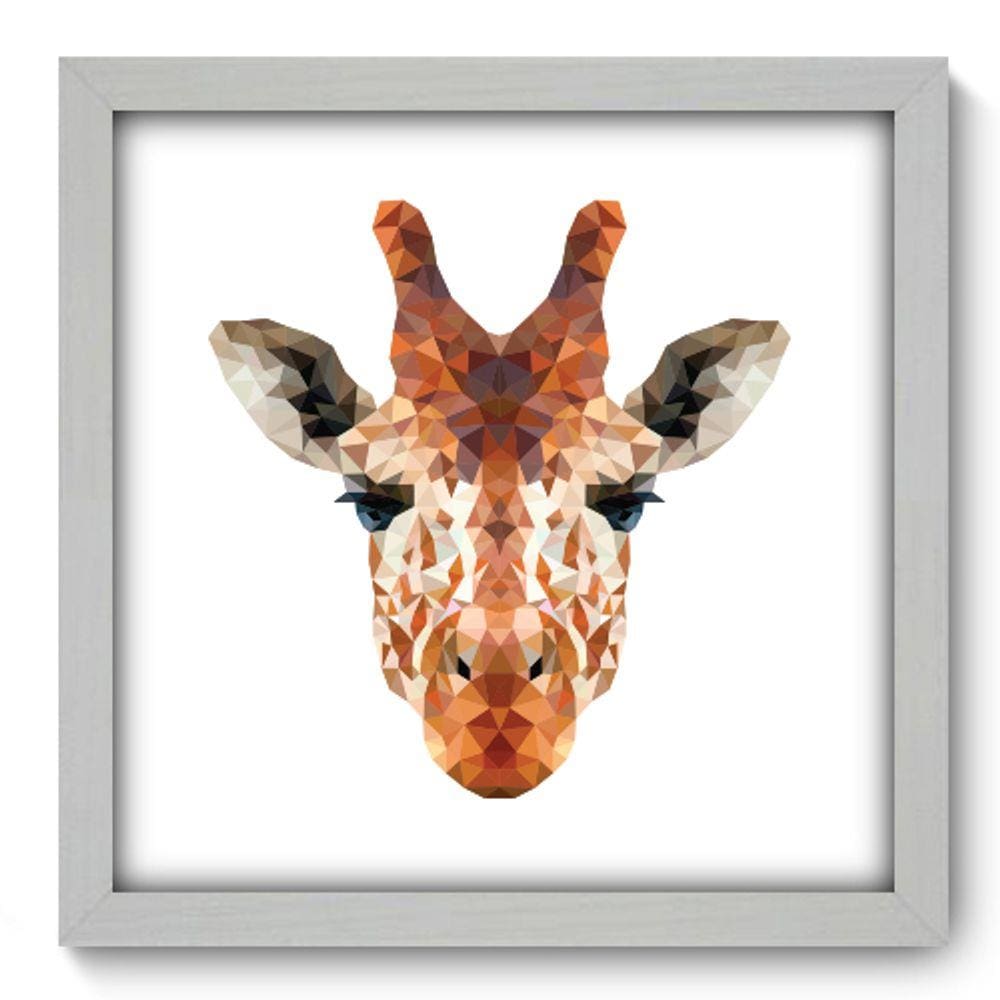 Quadro Decorativo - Girafa - 33cm x 33cm - 141