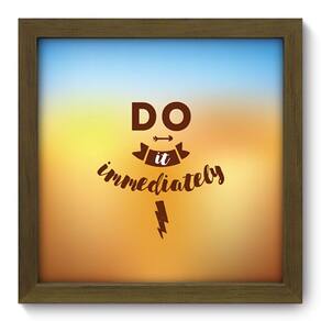 Quadro Decorativo - Frase - 22cm x 22cm - 183