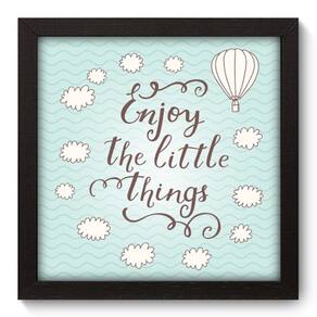 Quadro Decorativo - Enjoy - 22cm x 22cm - 001qdrp