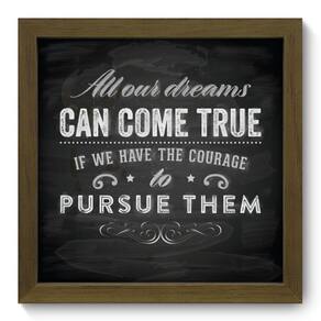 Quadro Decorativo - Dreams - 22cm x 22cm - 009