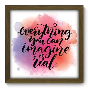 Quadro Decorativo - Frase - 33cm x 33cm - 134