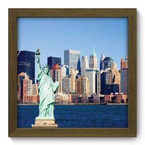 Quadro Decorativo - Estátua da Liberdade - 22cm x 22cm - 021