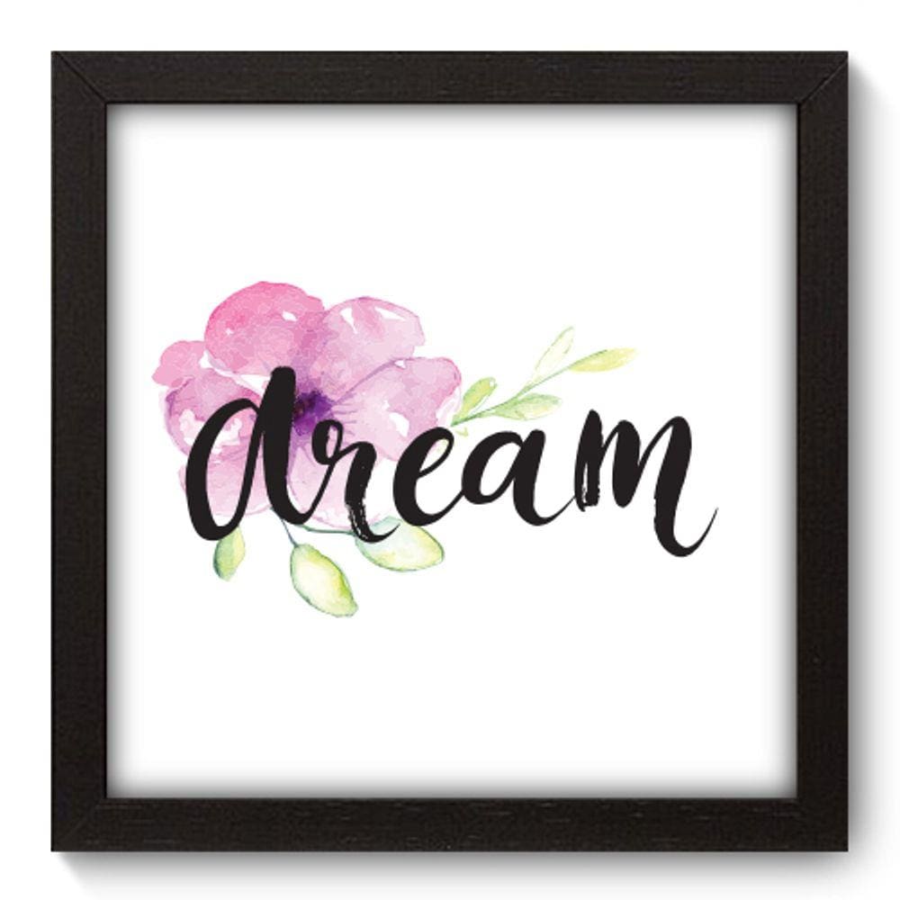 Quadro Decorativo - Dream - 22cm x 22cm - 003qnrap