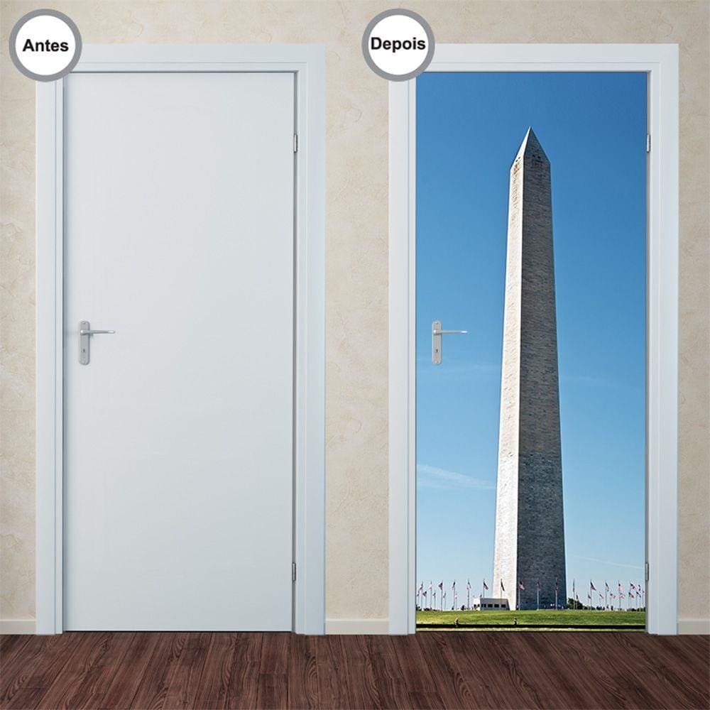 Adesivo Decorativo de Porta - Obelisco - 229pt
