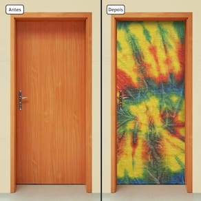 Adesivo Decorativo de Porta - Pintura - Abstrato - 056cnpt