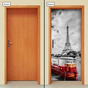 Adesivo Decorativo de Porta - Torre Eiffel - 603cnpt