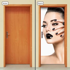 Adesivo Decorativo de Porta - Salão de Beleza - 591cnpt
