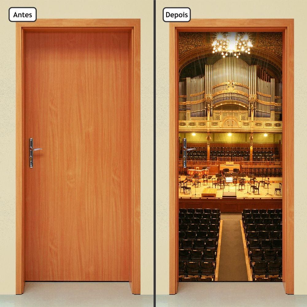 Adesivo Decorativo de Porta - Teatro - 405cnpt