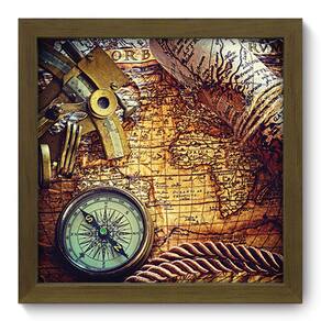 Quadro Decorativo - Navegação - 22cm x 22cm - 025qdkm