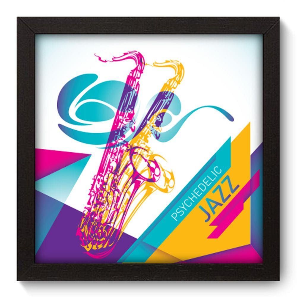 Quadro Decorativo - Jazz - 22cm x 22cm - 025