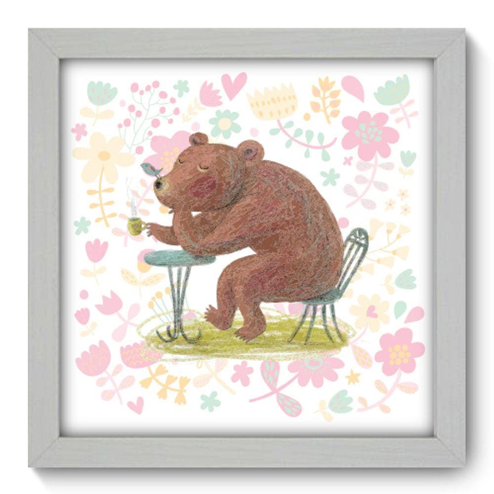 Quadro Decorativo - Hora do Café - 22cm x 22cm - 059