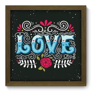 Quadro Decorativo - Love - 33cm x 33cm - 057