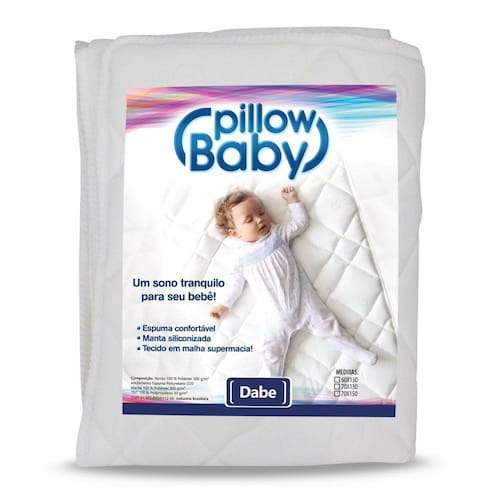 Pillow Top Baby Infantil Berço Americano Dabe com Elástico - 070x130 Menor preço em Pillow Top Baby Infantil Berço Americano Dabe com Elástico - 070x130