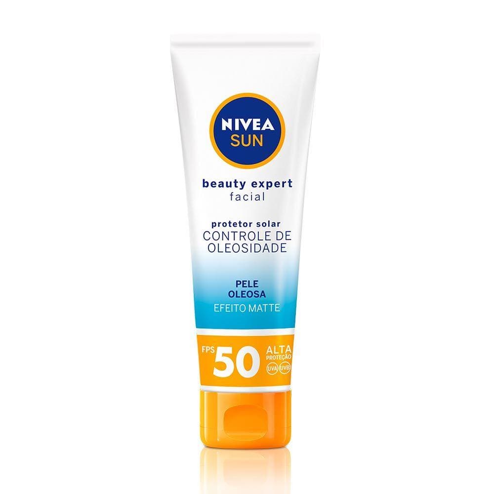 Protetor Solar Facial Nivea Beauty Pele Oleosa Fps50 50g