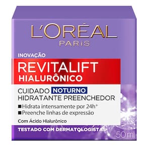 Creme Revitalift Hialurônico Noturno L'Oréal Paris - 50ml