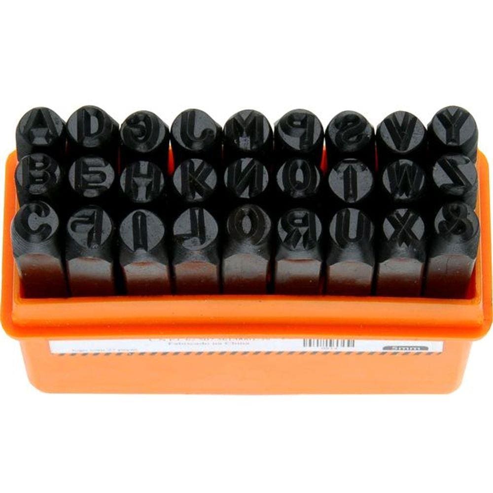 Jogo Marcador Punção Alfabético Abcdário 10mm Starfer