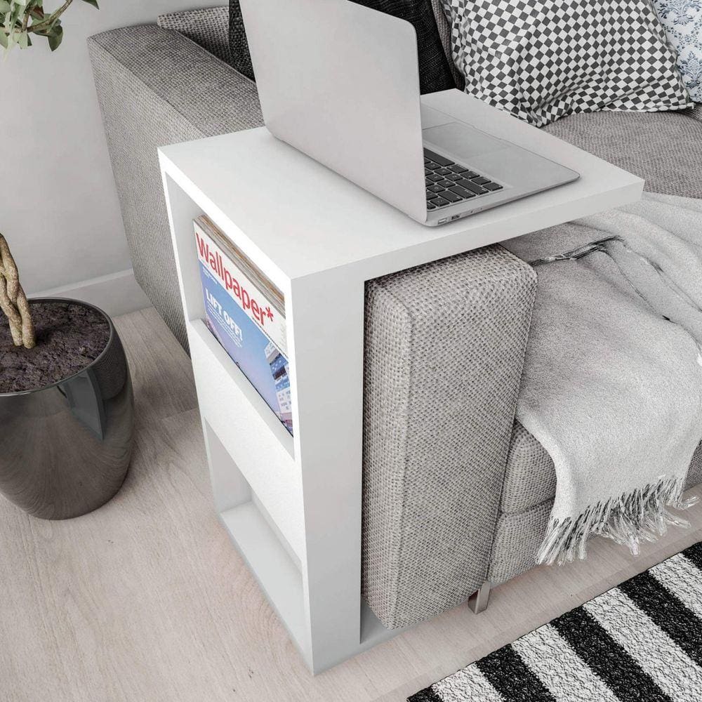 Mesa Apoio Book Líder Design Caemmun Branco