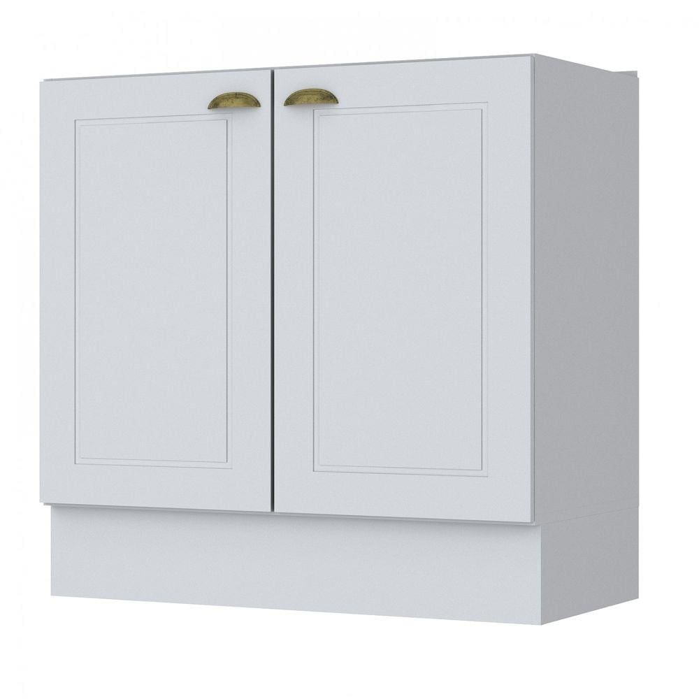 Balcão 2 Portas Clássico Americana Henn Branco Fosco