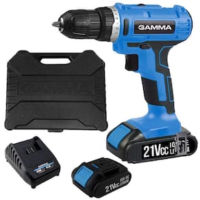 Parafusadeira e Furadeira à Bateria 21V 3/8 POL G12103/BR GAMMA