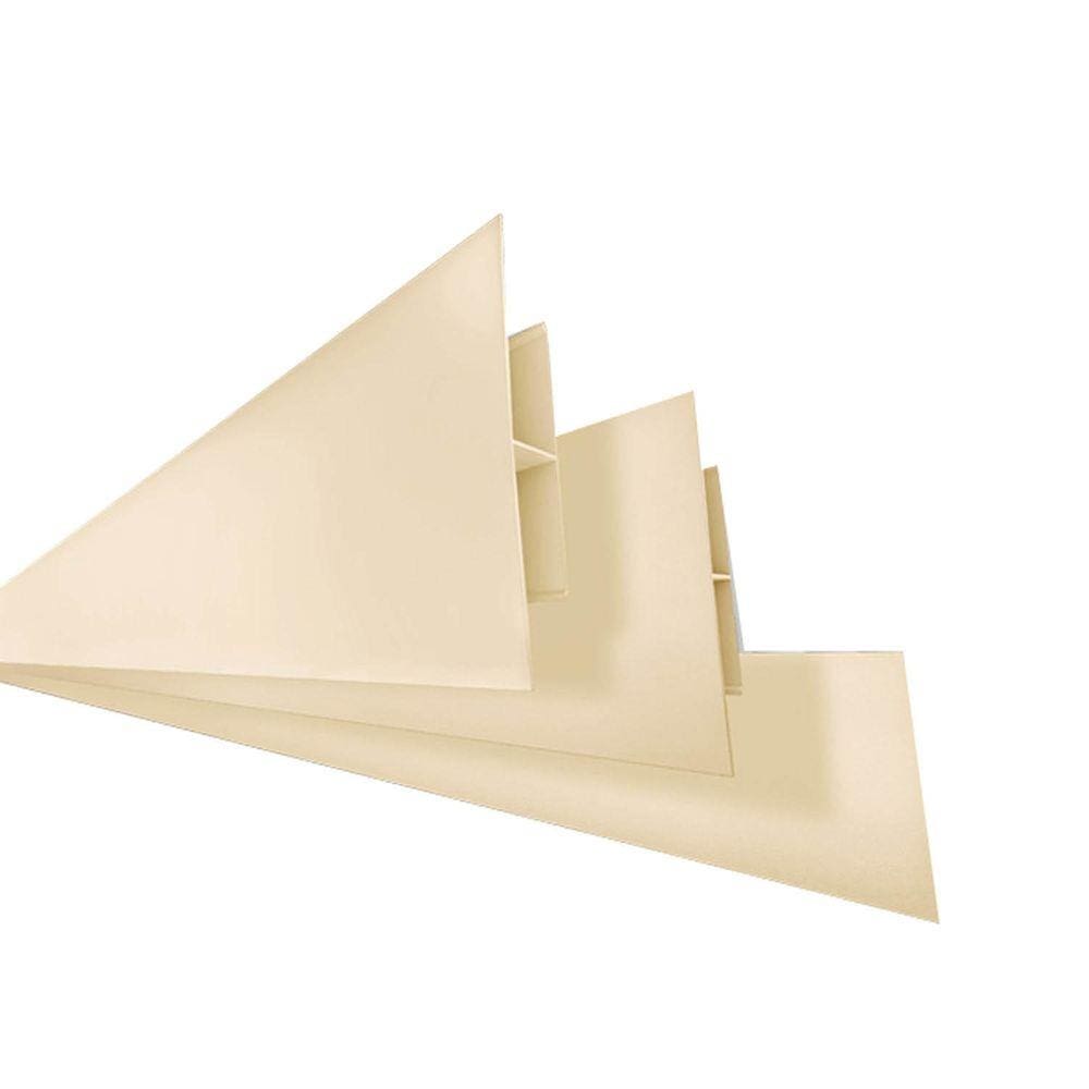 Emenda Rígida Polifort Perfil H 8mm x 6cm x 6,00m Barra - Só vendido em conjunto com o forro Nogueira