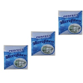 Kit Pano Multiuso Limpa-Vidros Perfect Microfibra 3 Unidades