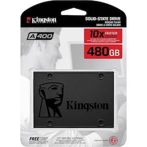 SSD Kingston A400 2.5" 480GB SATA III 450 Mbs SA400S37/480GB Kingston