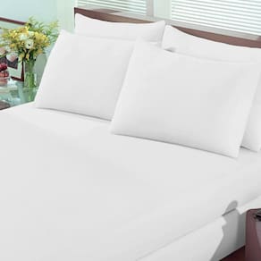 Lençol Avulso Solteiro Basic Rolinho Malha Liso Buettner Branco