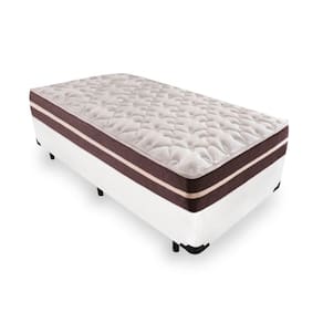 Cama Box Solteiro + Colchão De Molas - Anjos - Classic Superlastic 88x188x57cm